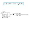 H & H Industrial Products ER-16 3/8" Coolant Spring Collet 3900-5578